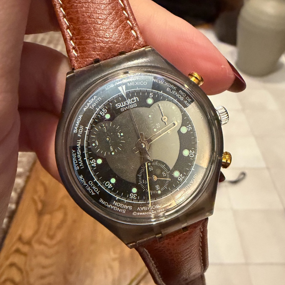 Vintage 1993 Swatch Chrono Jet Lag